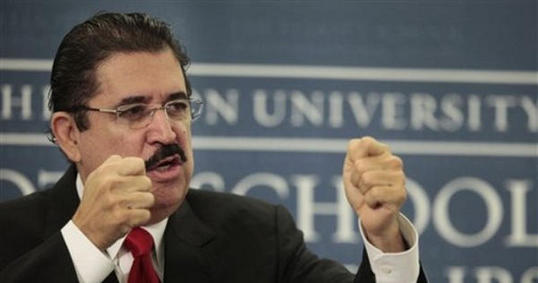 Manuel Zelaya, el 2 de septiembre de 2009 en Washington. (AP) Manuel Zelaya, el 2 de septiembre de 2009 en Washington. (AP)