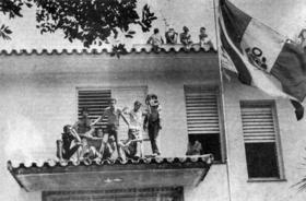 Cubanos refugiados en la Embajada de Perú en La Habana en 1980
