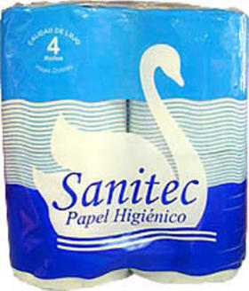 El precio mínimo del papel higiénico cubano Sanitec es 1,20 CUC, o 30 pesos moneda nacional. (Foto tomada de Martínoticias.)