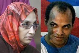 Aminatu Haidar y Orlando Zapata Tamayo