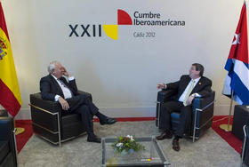 José Manuel García-Margallo y  Bruno Rodríguez. Foto: Efe
