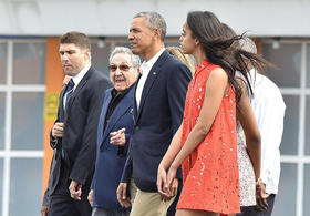 Barack Obama y Raúl Castro durante la visita del mandatario estadounidense a Cuba