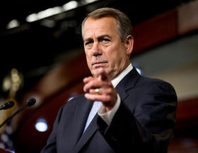 El presidente republicano de la Cámara de Representantes, John Boehner