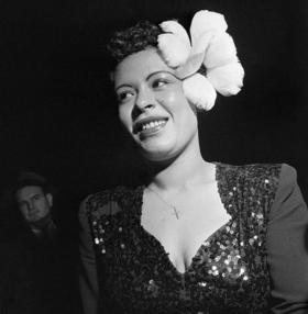 La cantante Billie Holiday