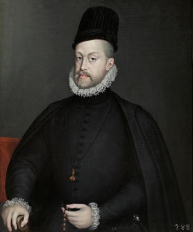 Felipe II, cuadro de Alonso Sánchez Coello