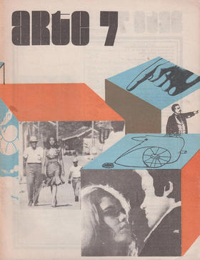Portada de la revista Arte 7. Número de noviembre 1971