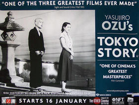 Cartel anunciador de la película Historia de Tokio