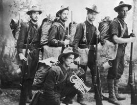 Soldados de Wisconsin en la Guerra Hispano-Americana