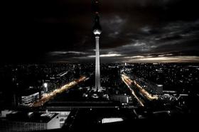 Imagen nocturna de Berlín