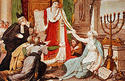 Un grabado francés de 1806 muestra a Napoleón Bonaparte emancipando a los hebreos