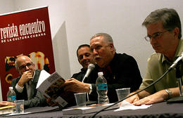 Antonio José Ponte, Pablo Díaz Espí, Paquito D'Rivera y Gustavo Pérez Firmat