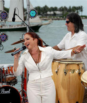 Gloria Estefan, durante un concierto en Cayo Hueso en agosto de 2007. (AP)