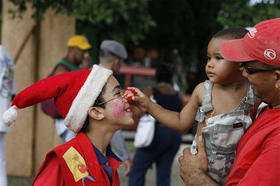 'Fiesta infantil' en la Plaza José Martí de La Habana, en diciembre pasado