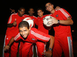 Cinco de los futbolistas que abandonaron la selección nacional durante el torneo de la Concafaf en Tampa. (AP) Cinco de los futbolistas que abandonaron la selección nacional durante el torneo de la Concafaf en Tampa. (AP)