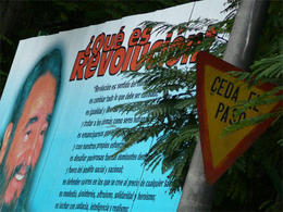 Un cartel en La Habana. (EER) Un cartel en La Habana. (EER)