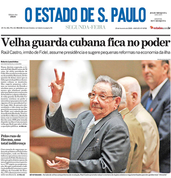 O' Estado de Sao Paulo, Brasil. O' Estado de Sao Paulo, Brasil.