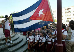 Inicio del curso escolar en un centro estudiantil de La Habana. Inicio del curso escolar en un centro estudiantil de La Habana.