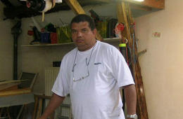 El artista plástico Ricardo Rodríguez Brey