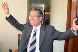 El ex presidente peruano Alberto Fujimori, tras la decisión de la Corte Suprema de Chile El ex presidente peruano Alberto Fujimori, tras la decisión de la Corte Suprema de Chile