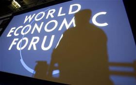 Escenario del Foro Económico Mundial de Davos
