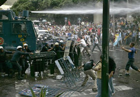 Protestas en Venezuela contra la decisión del gobierno de cerrar el canal RCTV