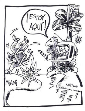 Caricatura publicada por 'Juventud Rebelde'.