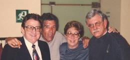 Heberto Padilla, Annabell Rodríguez, Rodríguez Rivera y Jesús Díaz (de izq. a dcha.), en el proceso inicial de 'Encuentro'. Heberto Padilla, Annabell Rodríguez, Rodríguez Rivera y Jesús Díaz (de izq. a dcha.), en el proceso inicial de 'Encuentro'.