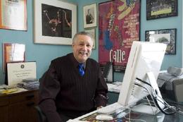 Paquito D'Rivera, en su oficina Paquito D'Rivera, en su oficina