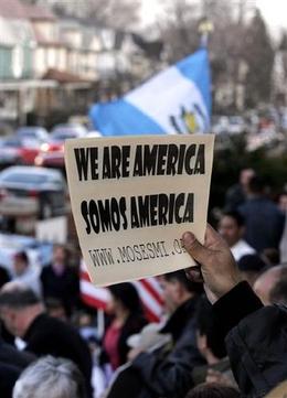 'We are America', dicen manifestantes por los derechos de los inmigrantes en EE UU 'We are America', dicen manifestantes por los derechos de los inmigrantes en EE UU