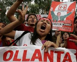 Seguidores de Ollanta Humala