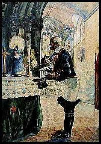 El místico del ángel, de Víctor Patricio Landaluze El místico del ángel, de Víctor Patricio Landaluze