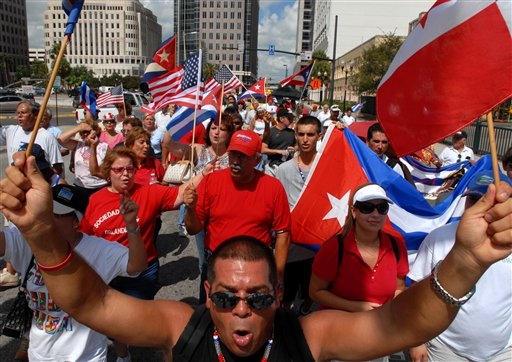 Exiliados cubanos en Estados Unidos