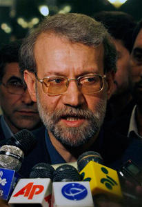 El nuevo presidente del Parlamento iraní, Ali Lariyani