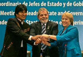 Brasilia: Cumbre fundacional de la Unión de Naciones Sudamericanas (UNASUR), el 23 de mayo pasado. (AP)