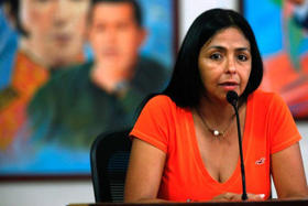 Delcy Rodríguez, presidenta de la Asamblea Constituyente de Venezuela