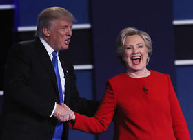 Debate presidencial entre Donald Trump y Hillary Clinton