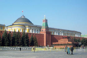 La fortaleza del Kremlin, en Moscú