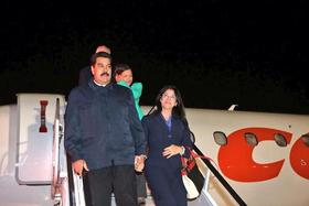 El presidente venezolano Nicolás Maduro a su llegada a Nueva York