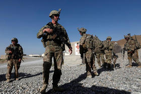 Soldados estadounidenses en Afganistán