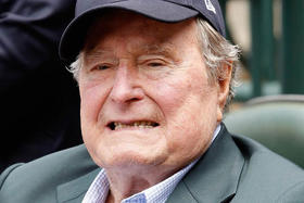 El expresidente estadounidense George H. W. Bush