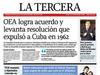 'La Tercera', Chile.