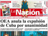 'La Nación', Chile.