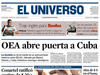 'El Universo', Ecuador.