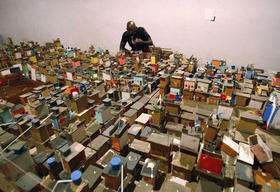 Favela "Nuestra Señora de Fátima", del artista brasileño Sergio Cezar 