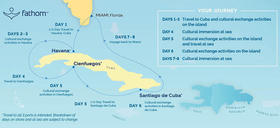 Viaje a Cuba y recorrido del crucero de la empresa Fathom