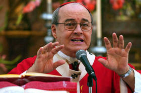 El cardernal Jaime Ortega en una foto de archivo. El cardernal Jaime Ortega en una foto de archivo