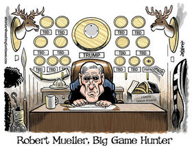 Robert Mueller, Cazador de piezas mayores, de Alexander Hunter para The Washington Times