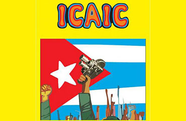 Cartel celebrando los 50 años del ICAIC