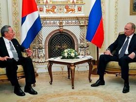Vladimir Putin y Raúl Castro. Vladimir Putin y Raúl Castro