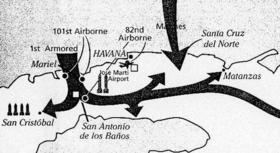 Detalle del plan de invasión a Cuba en Halloween 1962